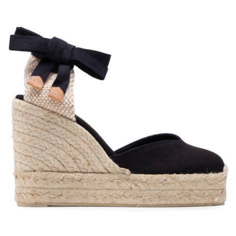 Castañer Espadrilky Chiara/8ED/001 020992-100 Čierna