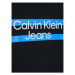 Calvin Klein Jeans Tričko Maxi Block Logo IB0IB01647 Čierna Regular Fit