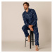 Flanelové pánske pyžamo so vzorom