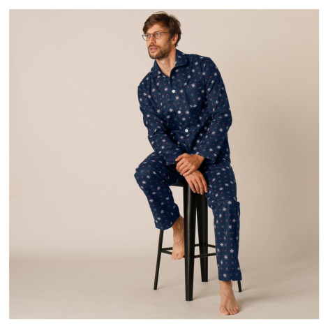 Flanelové pánske pyžamo so vzorom Blancheporte