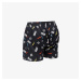 Trenírky Horsefeathers Manny Boxer Shorts Black/ Ignite Print