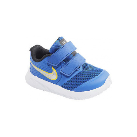 Modré detské tenisky na suchý zips Nike Star Runner 2