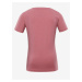 Ružové dievčenské tričko ALPINE PRO Moobo