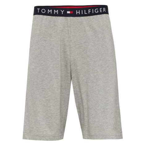 TOMMY HILFIGER Pyžamové nohavice  námornícka modrá / sivá melírovaná / červená / biela