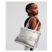 Kabelka Karl Lagerfeld K/Skuare Md Tote Grainy Silver