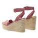 Calvin Klein Jeans Espadrilky Wedge Sandal Su Mg Btw YW0YW01026 Ružová