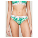 Dámske plavky UW0UW05366 0IE Green with Pattern - Tommy Hilfiger