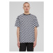 Men's T-shirt Oversized Check black/white