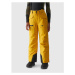 Chlapčenské lyžiarske nohavice 4F JUNIOR TROUSERS FNK-JAW23TFTRM360-71S-YELLOW