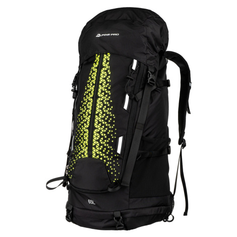 Alpine Pro Pige Unisex outdoorový batoh 65 l UBGB178 čierna