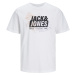 Jack&Jones Pánske tričko JCOMAP Regular Fit 12252376 White S