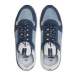 Calvin Klein Jeans Sneakersy Runner Sock Laceup Ny-Lth YM0YM00553 Modrá