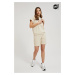 Women's shorts MOODO - beige