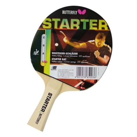 Butterfly STARTER Raketa na stolný tenis, čierna, veľkosť