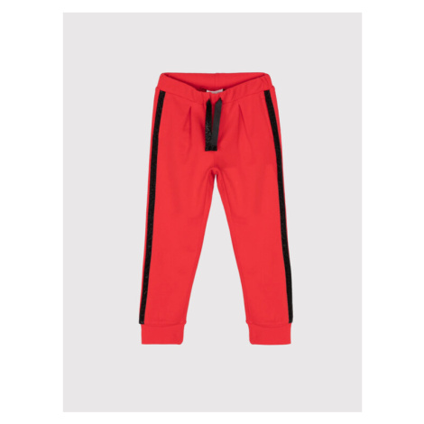 Coccodrillo Teplákové nohavice ZC1120101ROC Červená Regular Fit