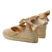 Castañer Espadrilky Carina/6/032 021769 Zlatá