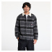 Bunda Tommy Jeans Check Sherpa Overshirt Black Check