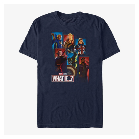 Queens Marvel What If...? - Panel Talls Unisex T-Shirt Navy Blue