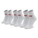 Levi's® Súprava 3 párov vysokých ponožiek unisex 903051-001 Biela