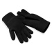 Beechfield Pánske fleecové rukavice B296 Black
