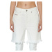 Šortky Diesel De-Amy Shorts Bright White