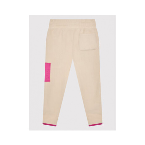 Tommy Hilfiger Teplákové nohavice Soft Colorblock KG0KG06137 D Béžová Regular Fit
