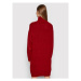 NA-KD Úpletové šaty 1100-004521-4046-003 Červená Regular Fit