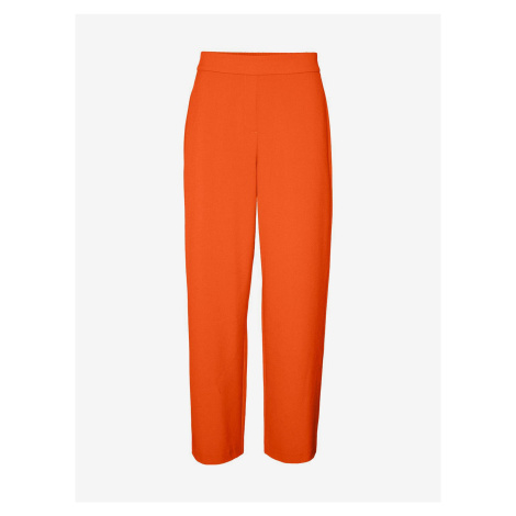 Elegantné nohavice pre ženy VERO MODA - oranžová