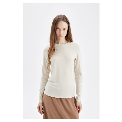 DEFACTO Long Sleeve Basic T-Shirt Tunic