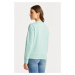 MIKINA GANT REG TONAL SHIELD C-NECK SWEAT MINTY GREEN