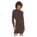 Jacqueline de Yong Dámske šaty JDYMAGDA Regular Fit 15271590 Chocolate Brown L