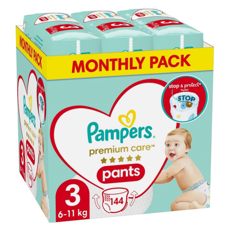 Pampers Premium Pants MSB S3 6-11kg 144ks