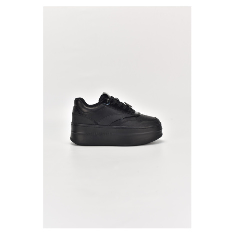 Topánky Na Platforme Karl Lagerfeld Kc Lo Lace Shoe Čierna