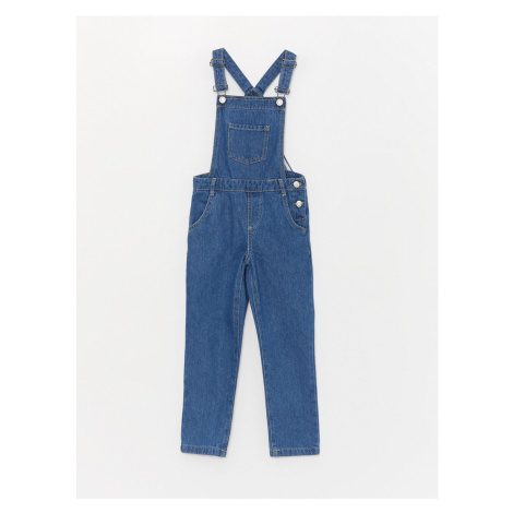 LC Waikiki Lcw Square Neck Girls Jeans Overalls