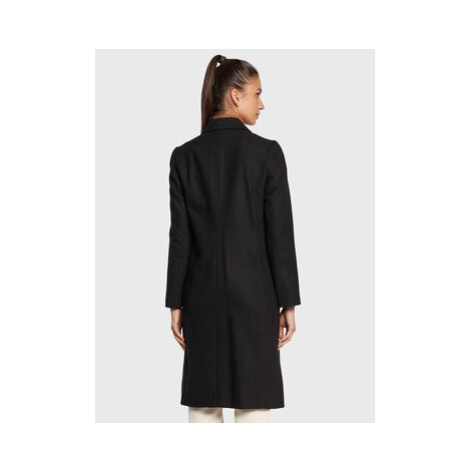Sisley Zimný kabát 2BOYLN019 Čierna Regular Fit