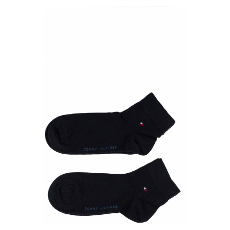 Ponožky Tommy Hilfiger 2-pak pánske, tmavomodrá farba, 342025001