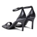 Calvin Klein Sandále Geo Stil Square Sandal 90-Pearl HW0HW01993 Čierna