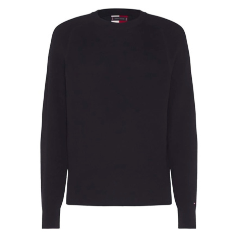 Tommy Hilfiger Sveter - TWO STRUCTURE SWEATER tmavomodrý