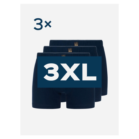 Triplepack pánskych boxerek RENNES navy 3XL