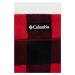 Šál komín Columbia CSC II Fleece Gaiter červená farba, jednofarebný, 1911141