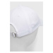 Detská baseballová čiapka Under Armour biela farba, s nášivkou