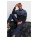 Trendyol Indigo Slim Crew Neck Color Block Knitwear Sweater