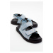 LuviShoes Baby Mellom Blue Women's Sandals with Stones