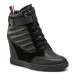 Tommy Hilfiger Sneakersy Wedge Sneaker Boot FW0FW06752 Čierna
