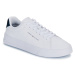 Tommy Hilfiger  TH COURT LEATHER GRAIN ESS  Nízke tenisky Biela