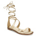 MICHAEL Michael Kors  AMARA FLAT SANDAL  Sandále Zlatá