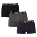 3PACK pánske boxerky Jack and Jones viacfarebné (12243393)