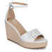 Lauren Ralph Lauren  HAANA-ESPADRILLES-WEDGE  Sandále Biela