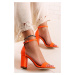 Oranžové sandále Blithe