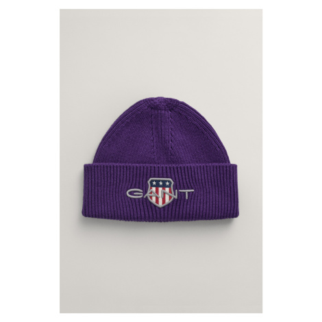 ČAPICA GANT ARCHIVE SHIELD BEANIE PANSY PURPLE